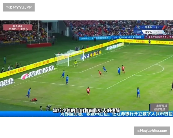 苏超半场战报南通两球领先淮安尹韩龙破门建功助球队占据主动